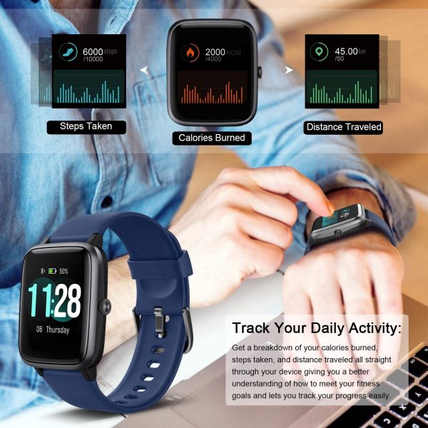 Letsfit Smart Watch with Fitness Tracker - About Mobile Apps and Techs
