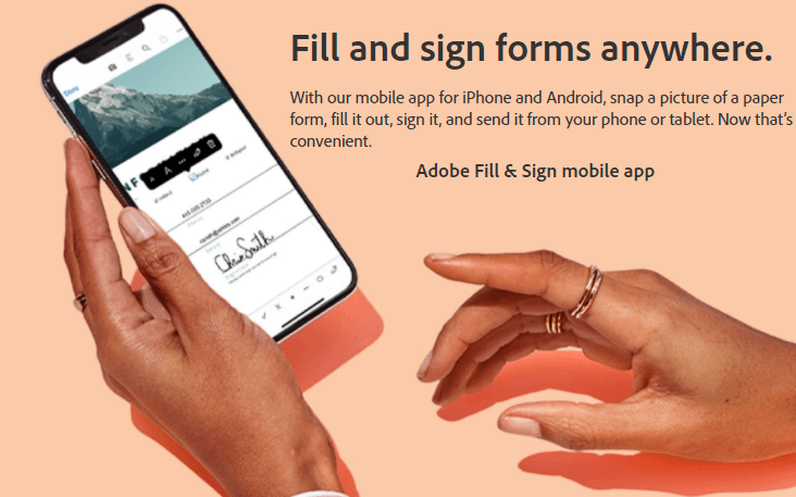 Adobe Fill and Sign App – Scan Edit and Fill Docs for Free