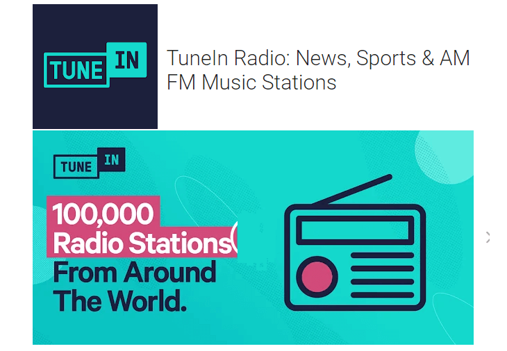 Are you Interested to Listen live Radio Global News Sports Music, Download TuneIn Radio App