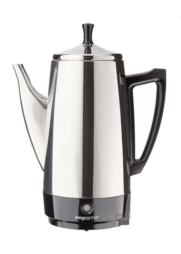 Presto 12Cup Stainless Steel Coffee Maker for Great Tasting Coffee
