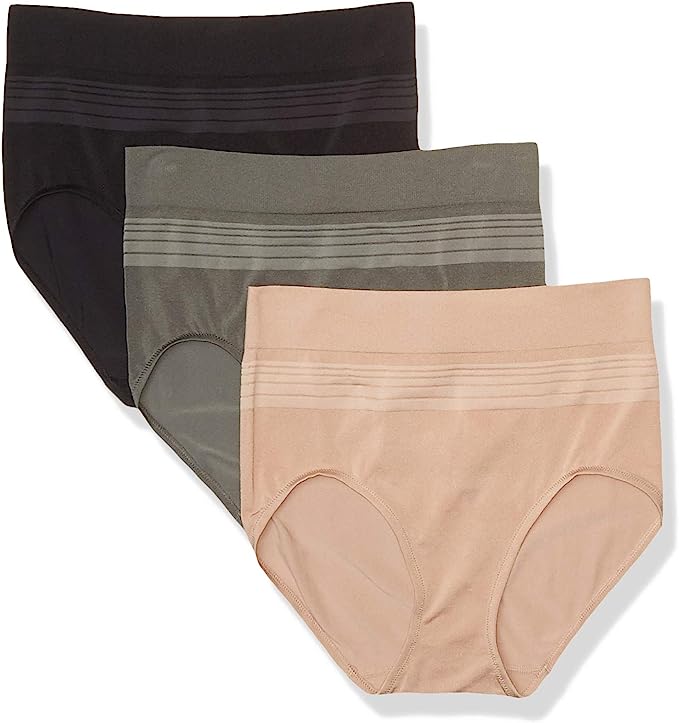 Warner's Women's Hipster Panties Blissful Benefits No Muffin Top 3 Pack